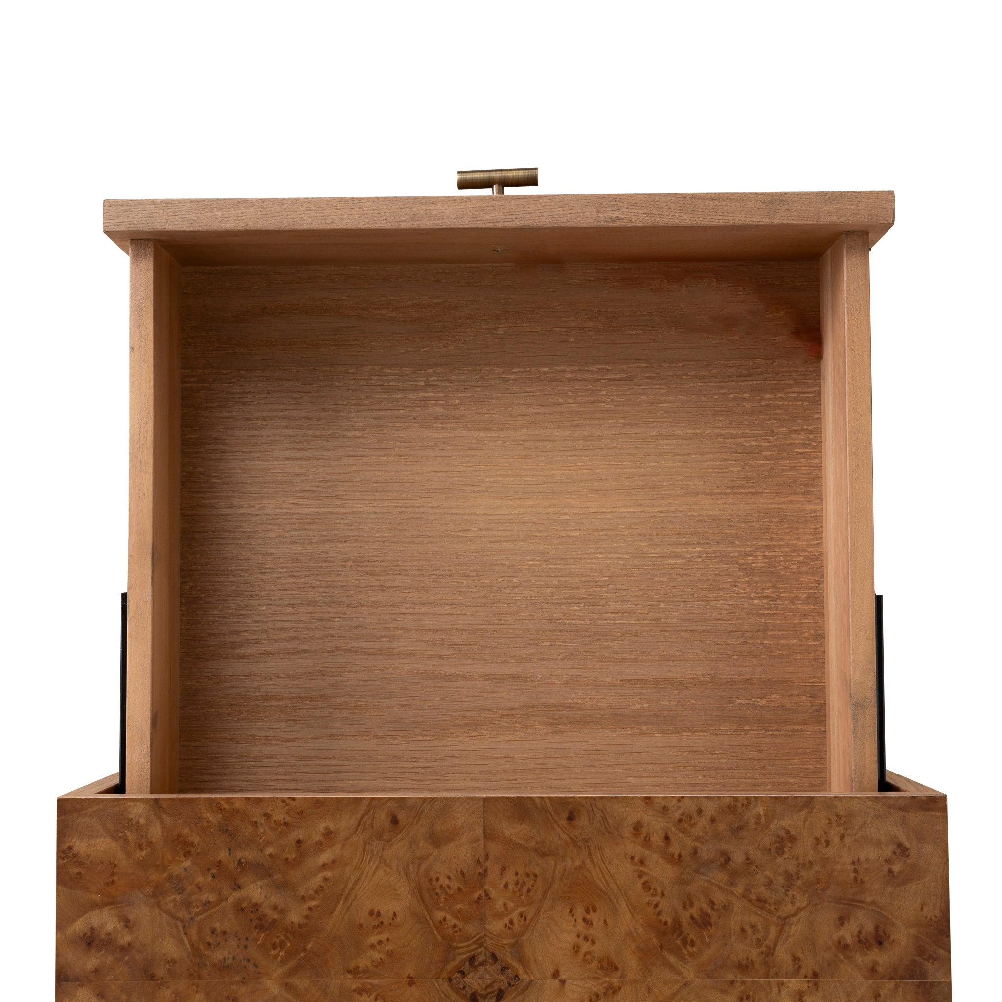 Ex Display - Evermore 50cm Square Bedside Table - Natural Bedside Table Nicki-Core