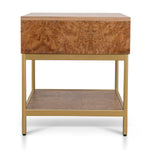 Ex Display - Evermore 50cm Square Bedside Table - Natural Bedside Table Nicki-Core