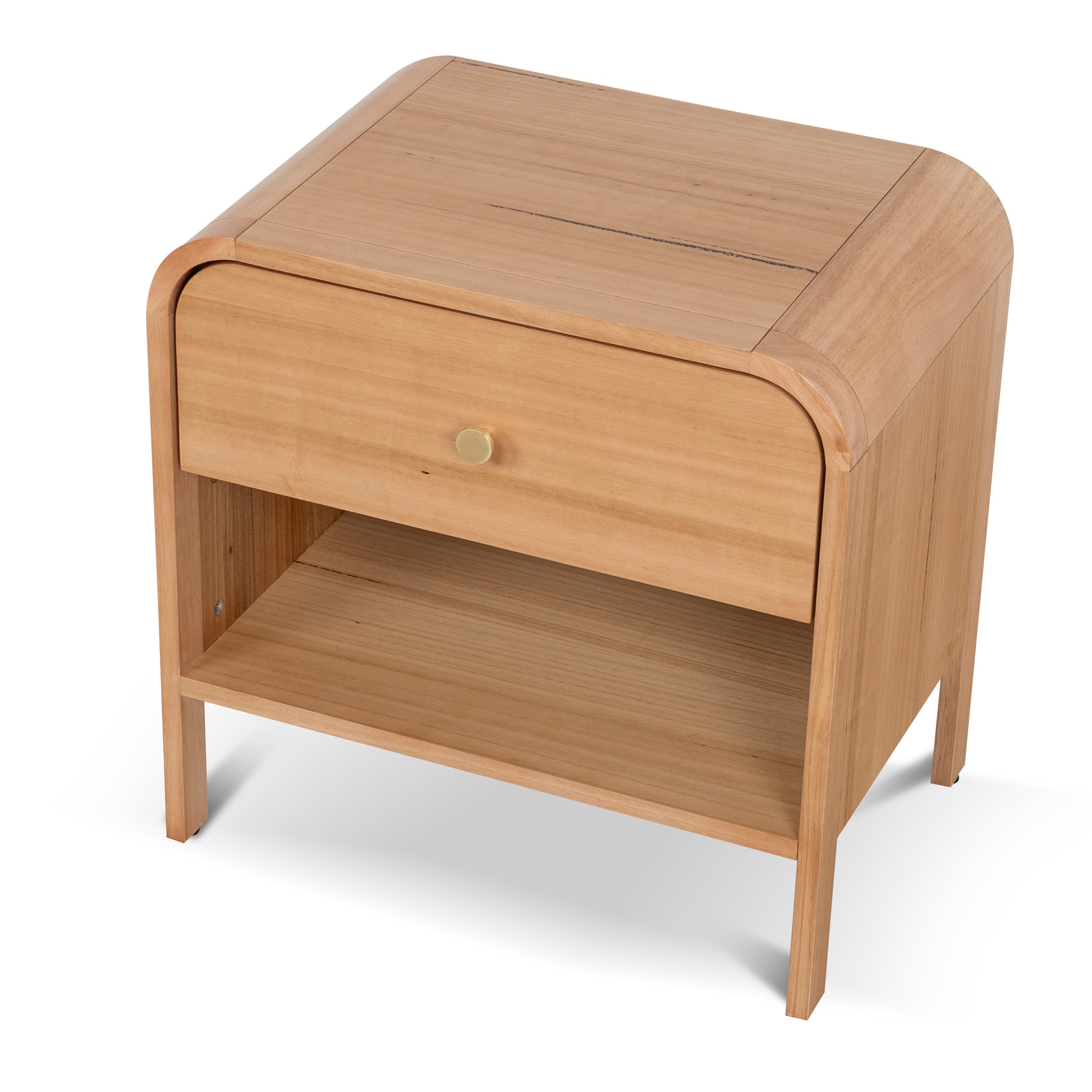 Serene 58cm Bedside Table - Messmate Bedside Table AU Wood-Core