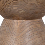 Roslain 40cm Round Side Table - Natural Side Table Reclaimed-Core