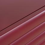 Ex Display - Vasuda 48cm Bedside Table - Red Bedside Table KD-Core