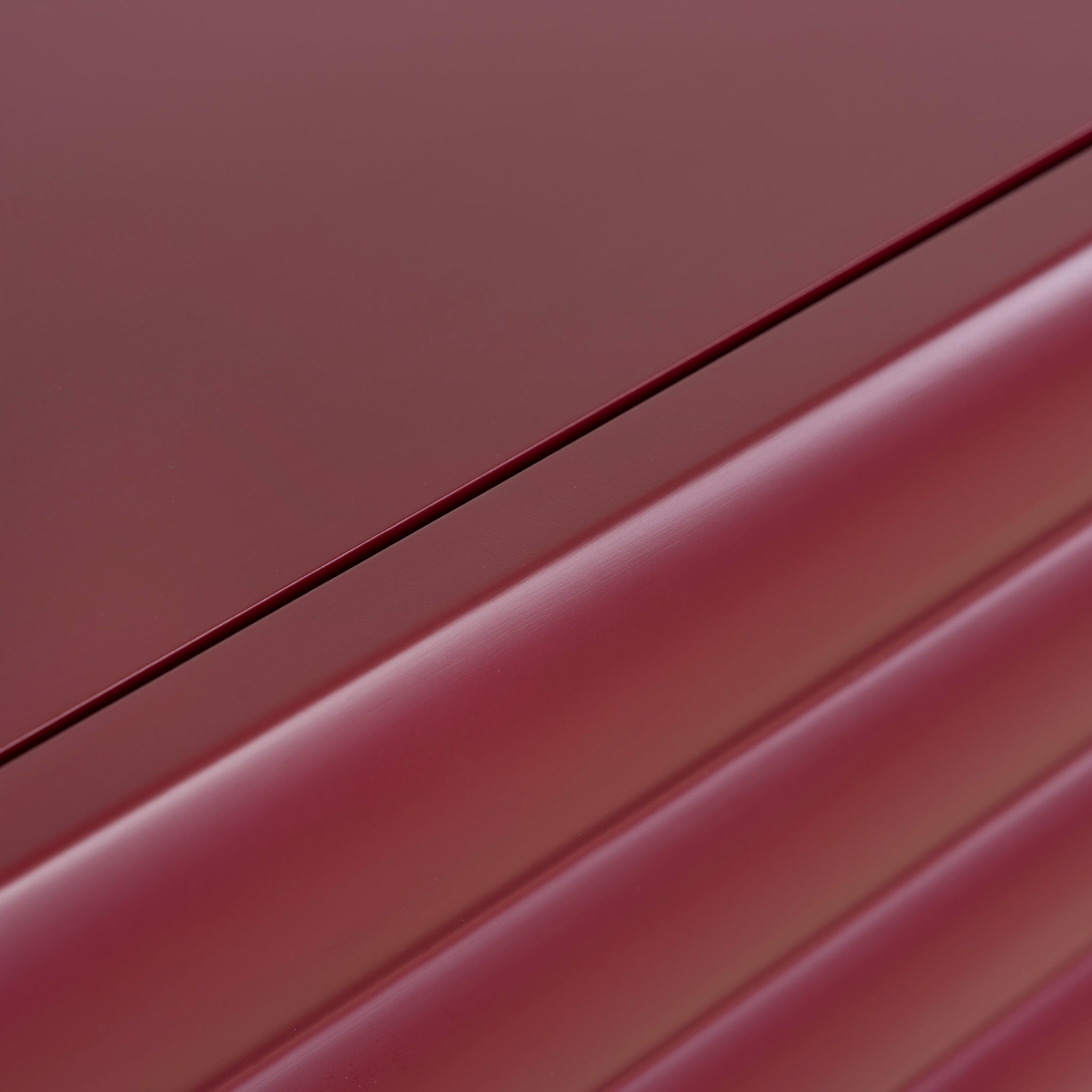 Ex Display - Vasuda 48cm Bedside Table - Red Bedside Table KD-Core