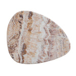 Ex Display - Cavira 44cm Marble Side Table - Walnut Side Table Mika-Core