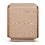 Ex Display - Sorella 51cm Bedside Table - Natural Bedside Table Mika-Core
