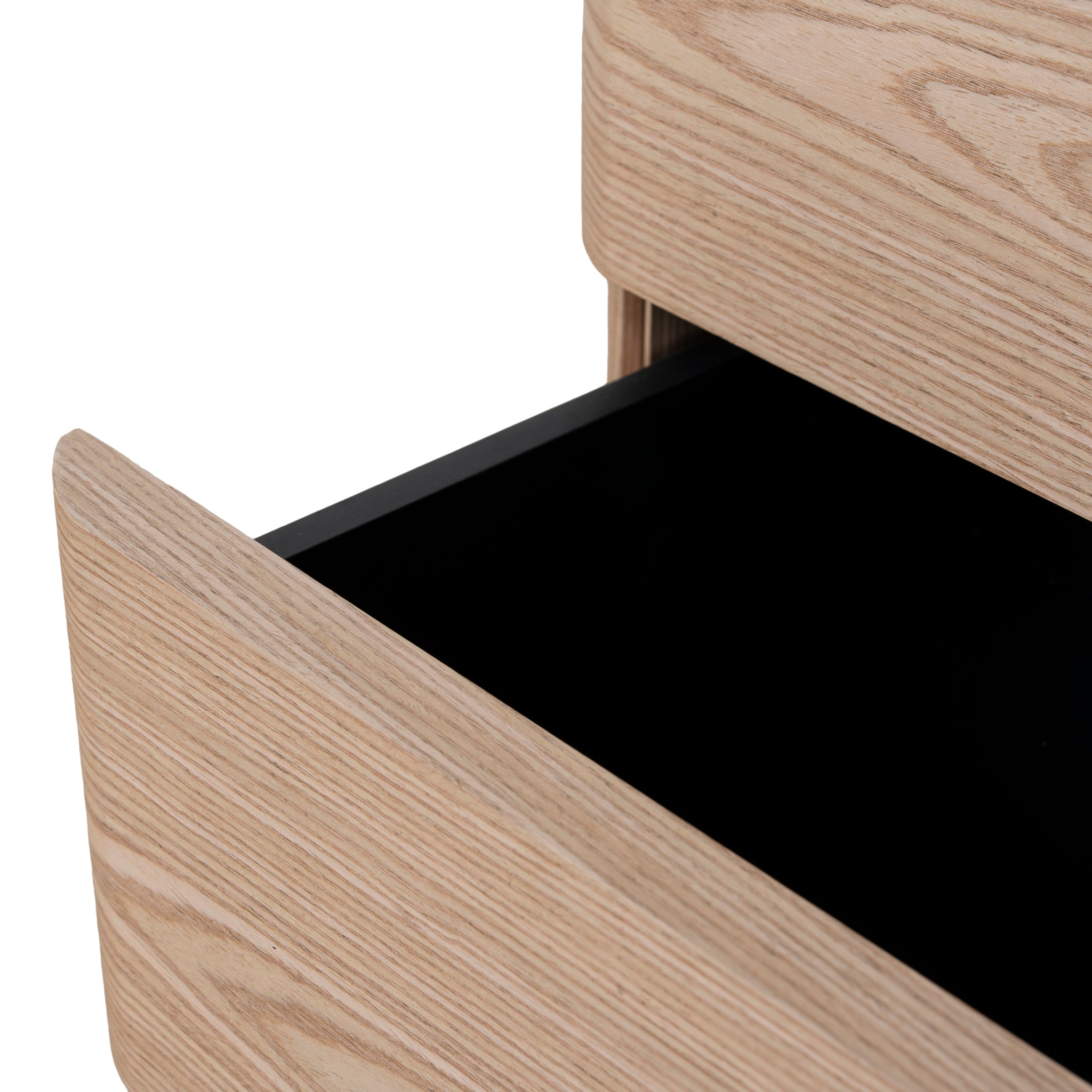 Ex Display - Sorella 51cm Bedside Table - Natural Bedside Table Mika-Core