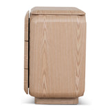 Ex Display - Sorella 51cm Bedside Table - Natural Bedside Table Mika-Core