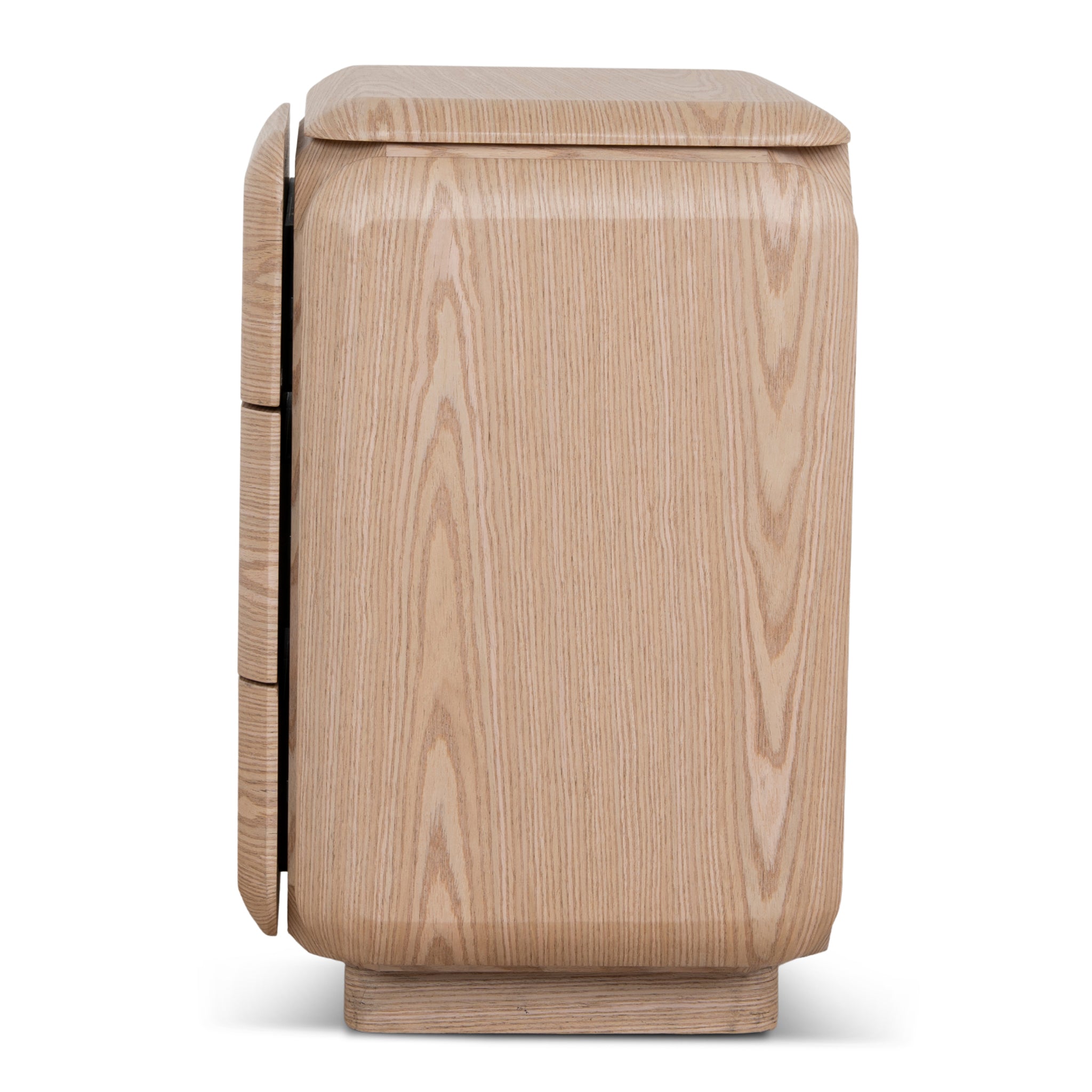Ex Display - Sorella 51cm Bedside Table - Natural Bedside Table Mika-Core
