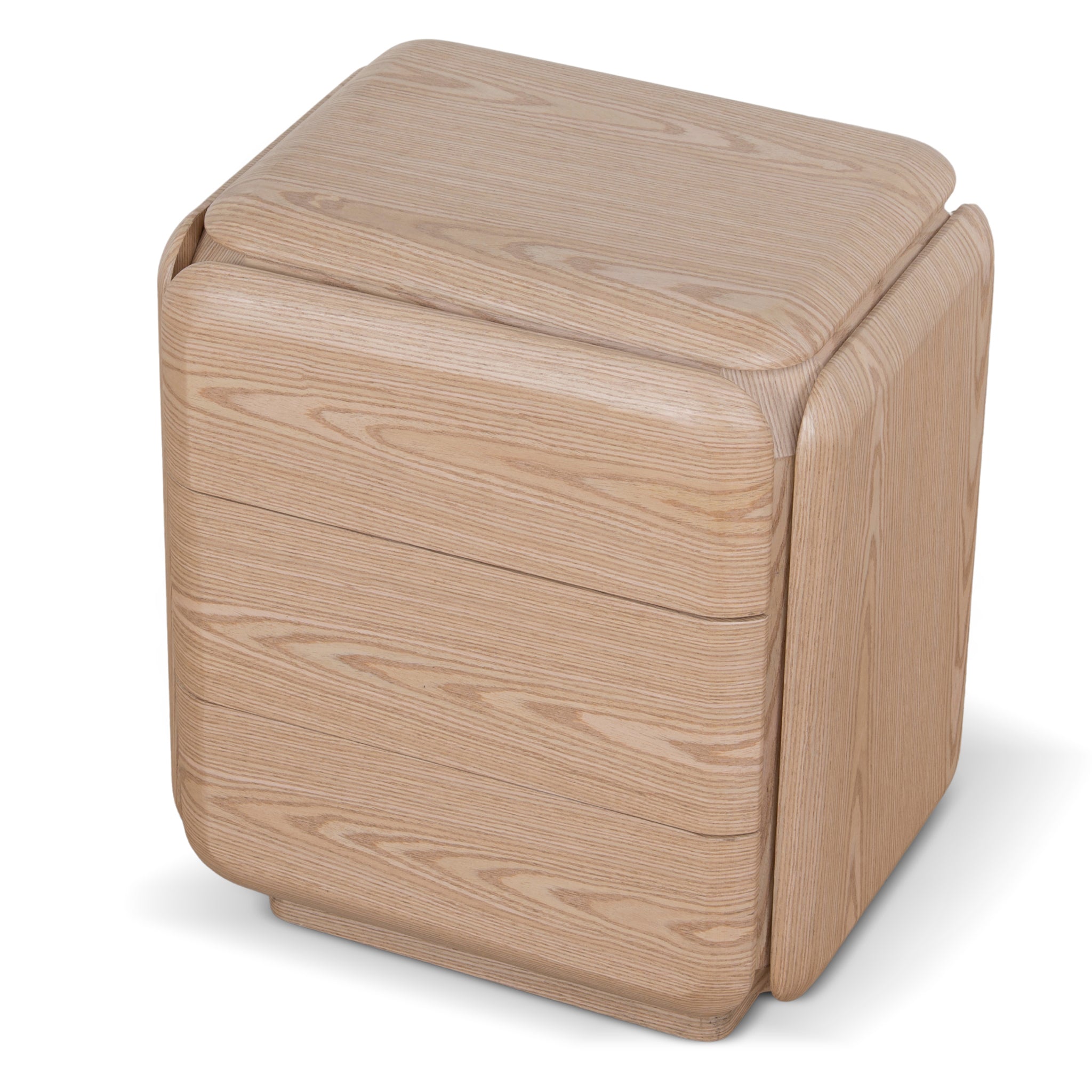 Ex Display - Sorella 51cm Bedside Table - Natural Bedside Table Mika-Core
