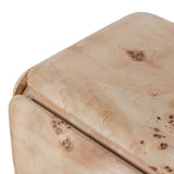 Ex Display - Sorella 51cm Bedside Table - Aspen Burls Bedside Table Mika-Core