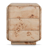Ex Display - Sorella 51cm Bedside Table - Aspen Burls Bedside Table Mika-Core