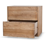 Ex Display - Stow 58cm Bedside Table - Natural Bedside Table Reclaimed-Core