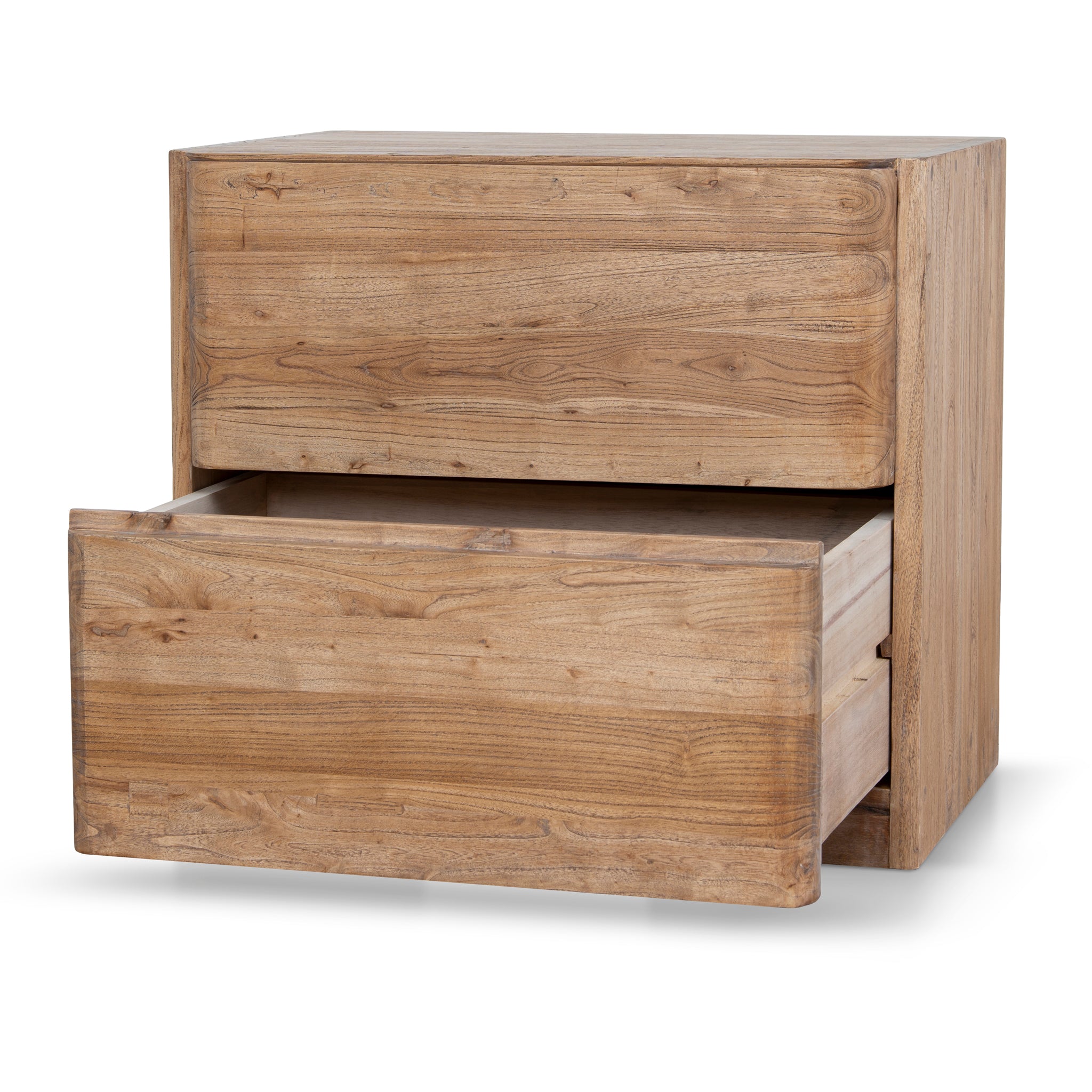 Ex Display - Stow 58cm Bedside Table - Natural Bedside Table Reclaimed-Core