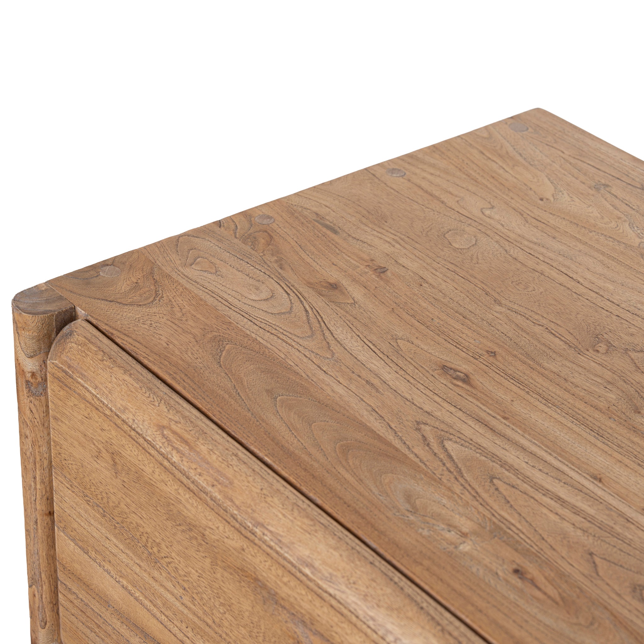Ex Display - Arc 58cm Bedside Table - Natural Bedside Table Reclaimed-Core