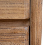 Ex Display - Arc 58cm Bedside Table - Natural Bedside Table Reclaimed-Core
