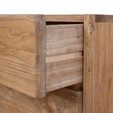 Ex Display - Arc 58cm Bedside Table - Natural Bedside Table Reclaimed-Core