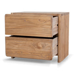 Ex Display - Arc 58cm Bedside Table - Natural Bedside Table Reclaimed-Core