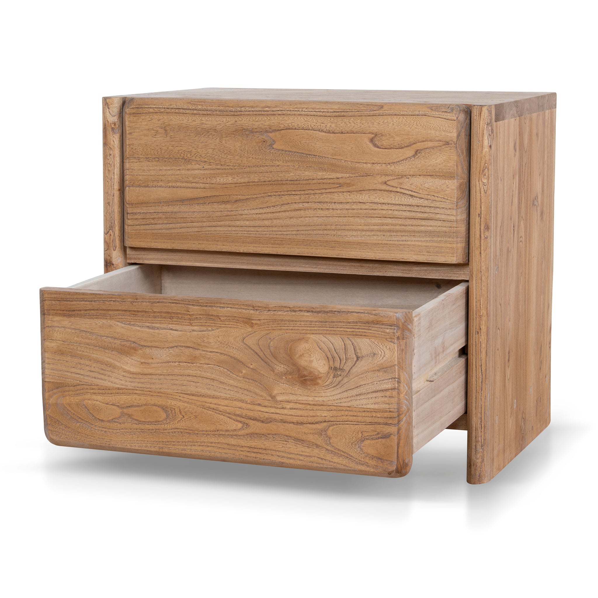Ex Display - Arc 58cm Bedside Table - Natural Bedside Table Reclaimed-Core