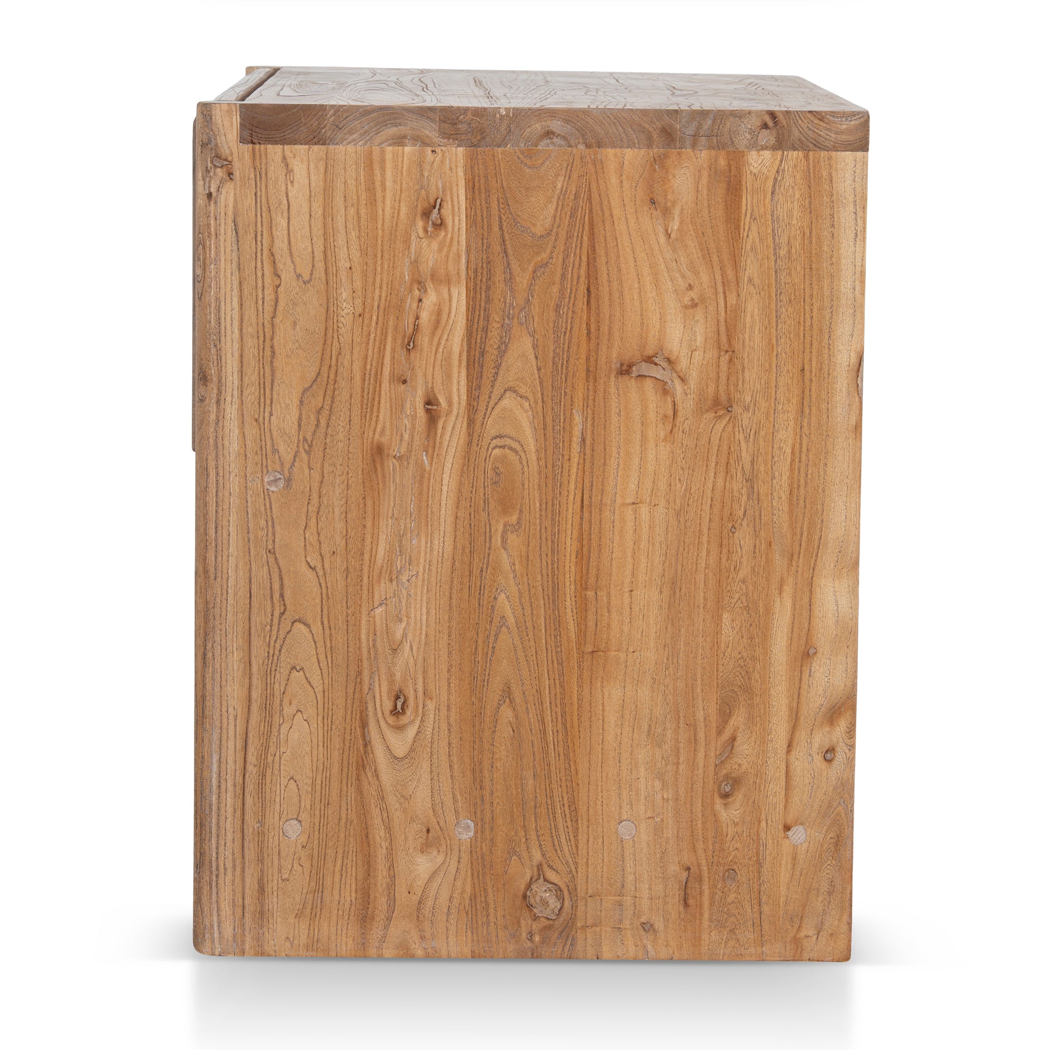 Ex Display - Arc 58cm Bedside Table - Natural Bedside Table Reclaimed-Core