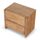 Ex Display - Arc 58cm Bedside Table - Natural Bedside Table Reclaimed-Core