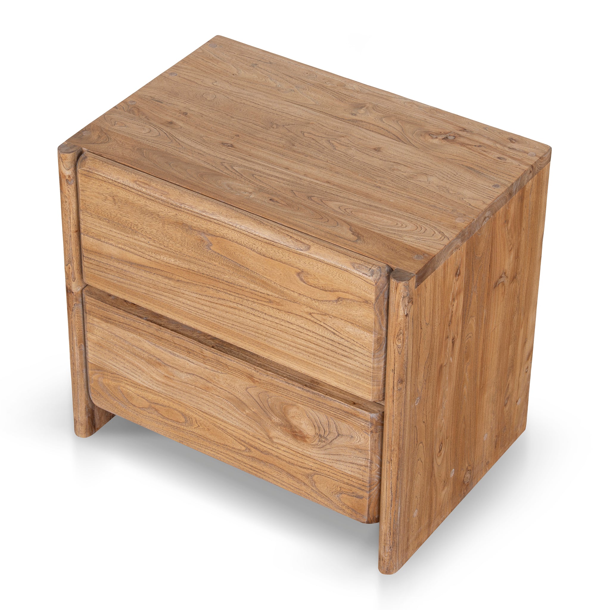 Ex Display - Arc 58cm Bedside Table - Natural Bedside Table Reclaimed-Core