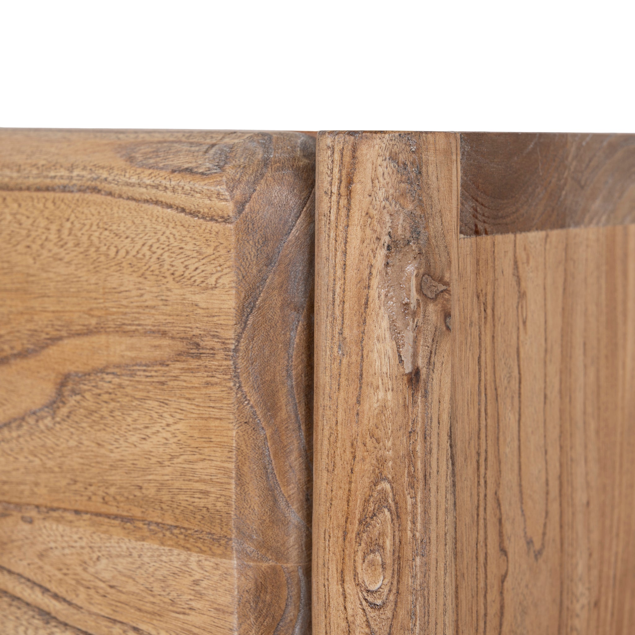 Ex Display - Arc 58cm Bedside Table - Natural Bedside Table Reclaimed-Core