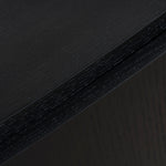 Cube Bedside Table - Full Black Bedside Table Iggy-Core