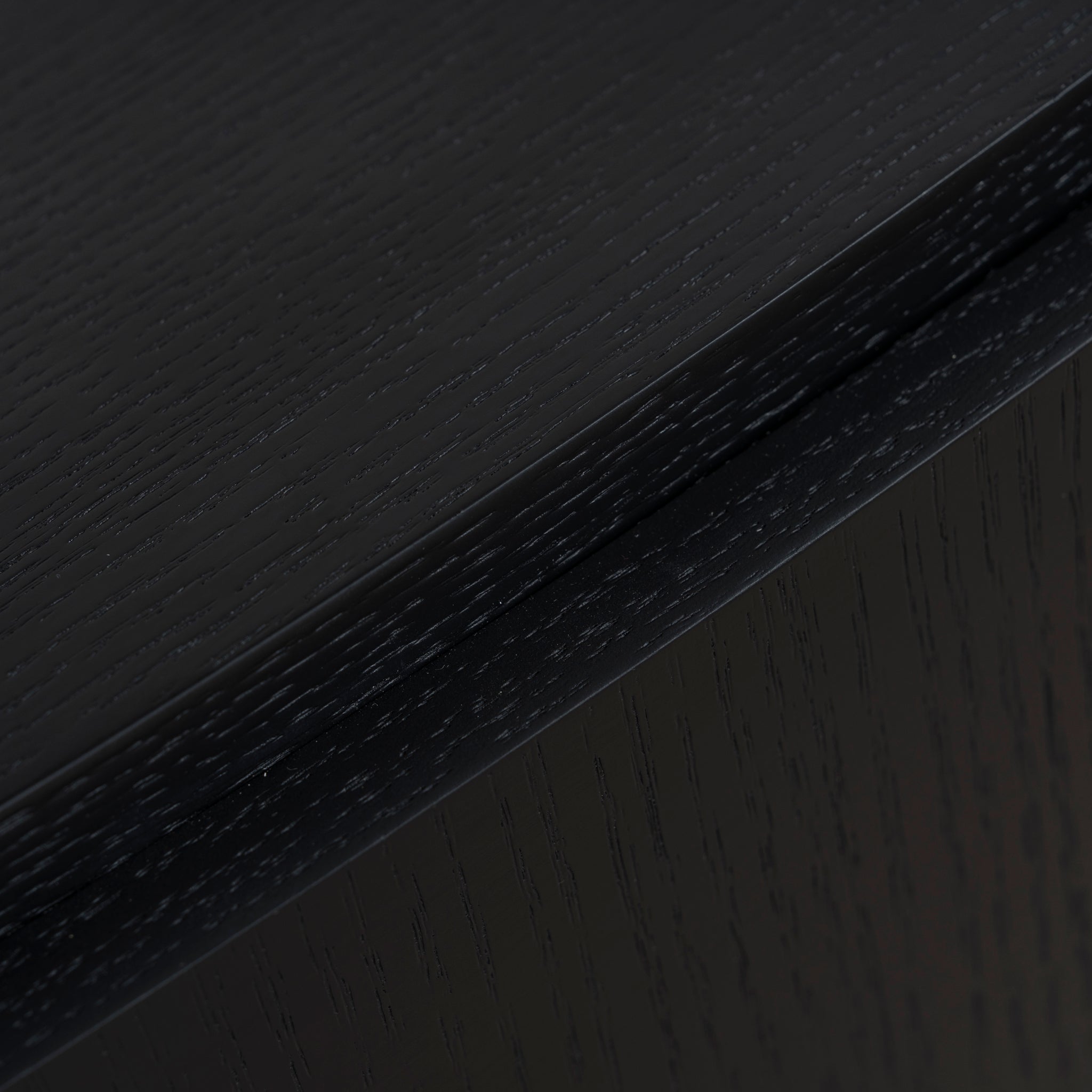 Cube Bedside Table - Full Black Bedside Table Iggy-Core