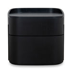Cube Bedside Table - Full Black Bedside Table Iggy-Core