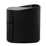 Cube Bedside Table - Full Black Bedside Table Iggy-Core