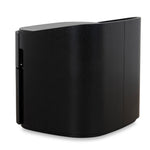 Cube Bedside Table - Full Black Bedside Table Iggy-Core