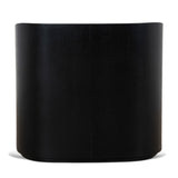 Cube Bedside Table - Full Black Bedside Table Iggy-Core