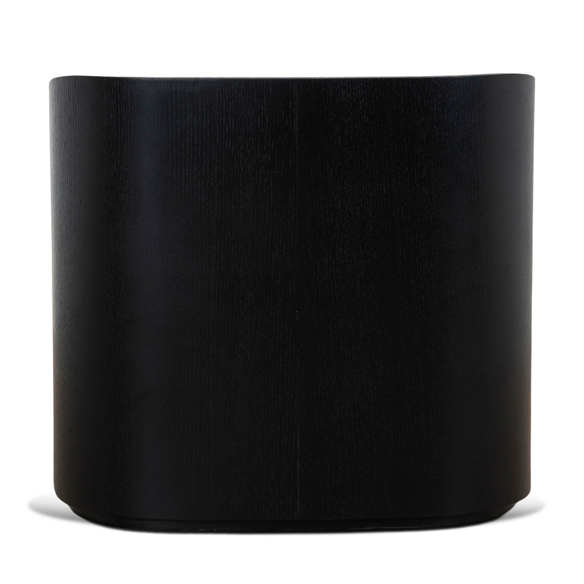 Cube Bedside Table - Full Black Bedside Table Iggy-Core