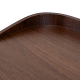 Cube Bedside Table - Walnut Bedside Table Iggy-Core