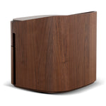 Cube Bedside Table - Walnut Bedside Table Iggy-Core