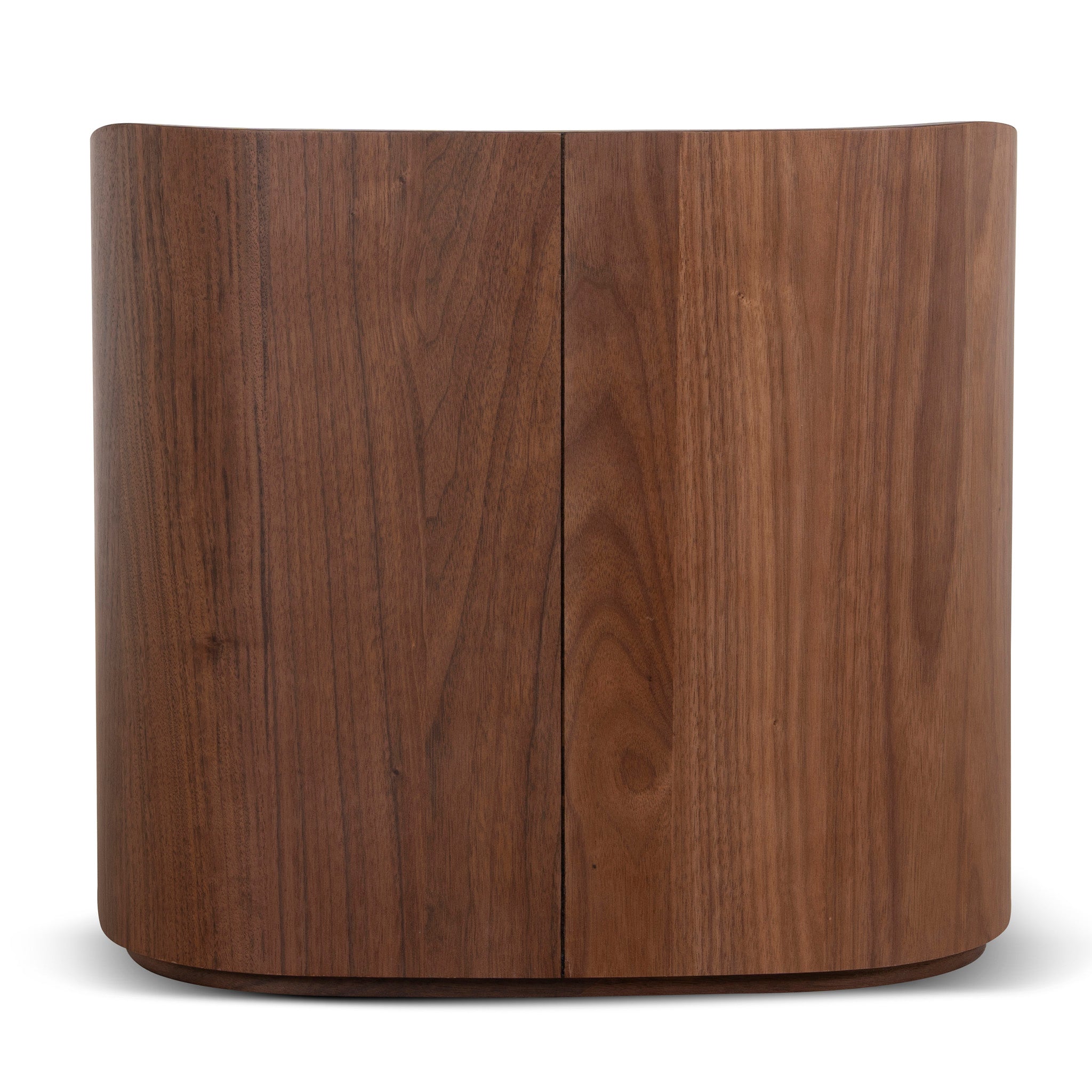 Cube Bedside Table - Walnut Bedside Table Iggy-Core