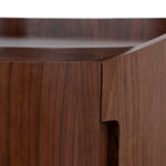 Cube Bedside Table - Walnut Bedside Table Iggy-Core