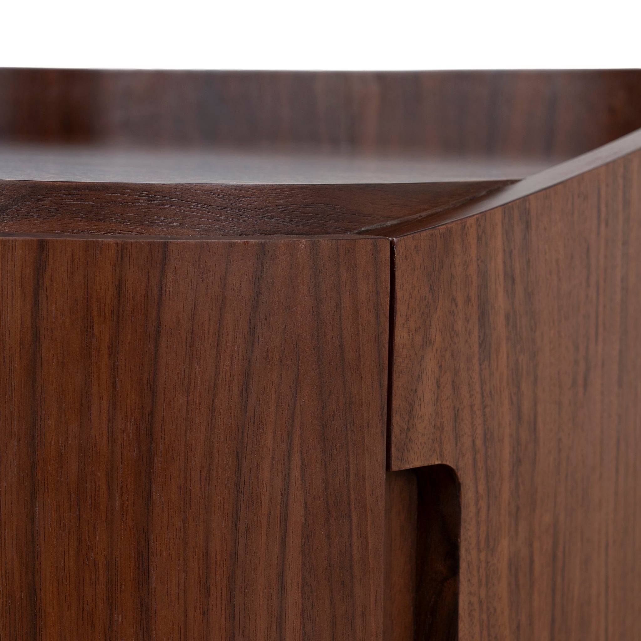 Cube Bedside Table - Walnut Bedside Table Iggy-Core
