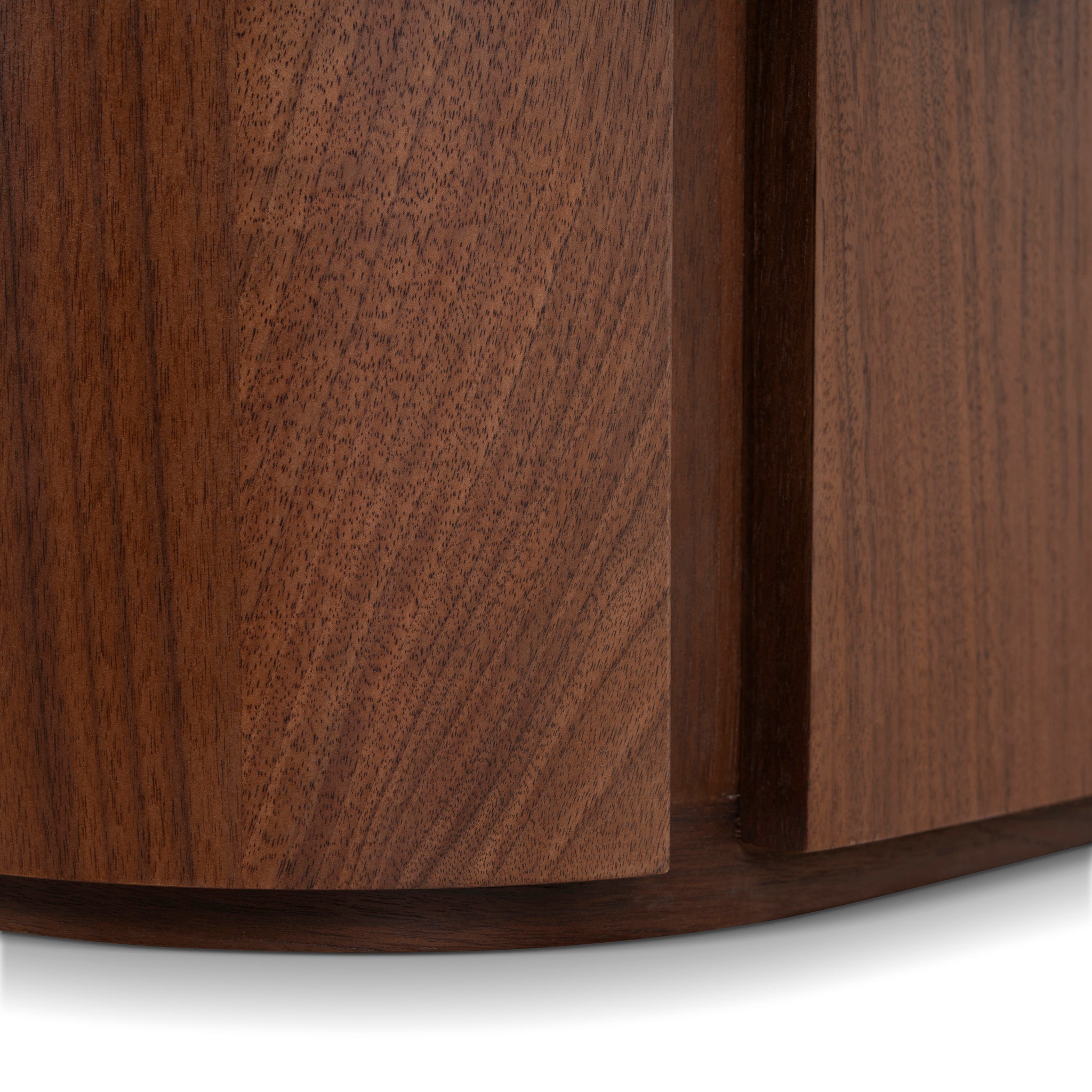 Cube Bedside Table - Walnut Bedside Table Iggy-Core