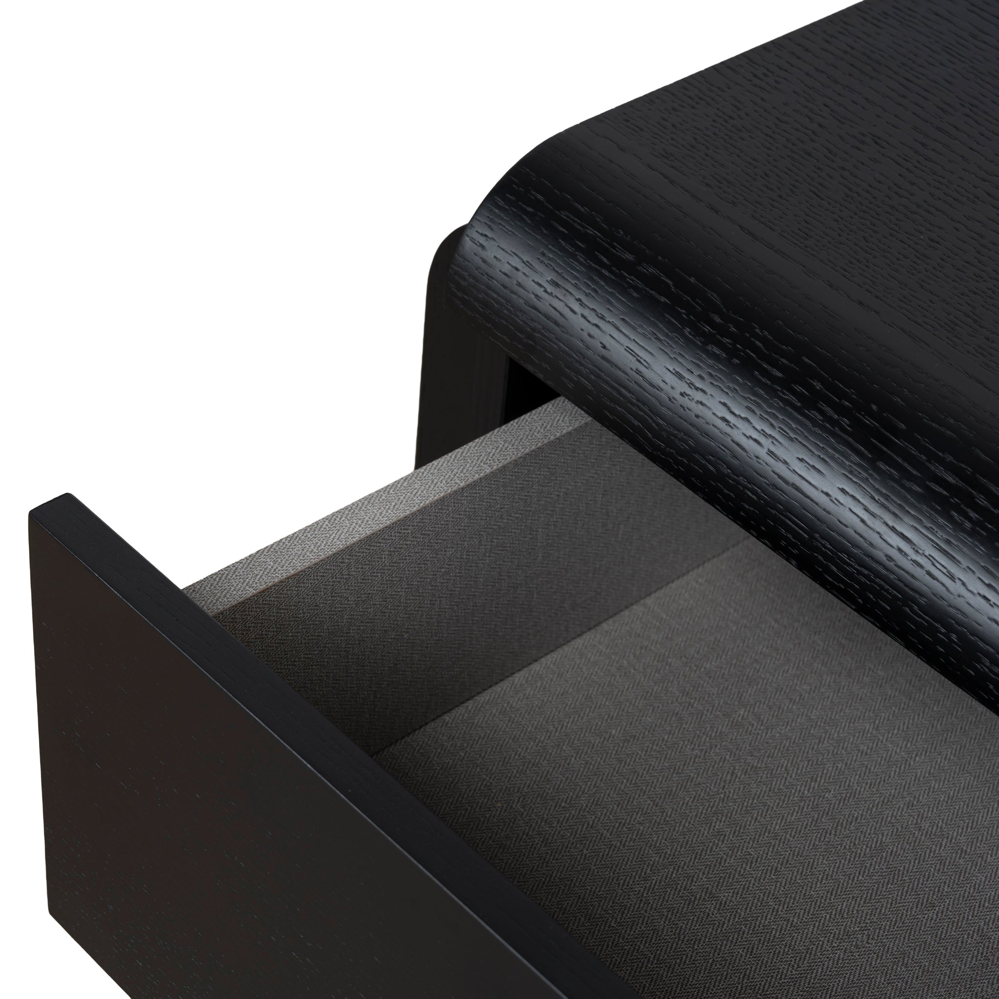 Aurelia Bedside Table - Full Black Bedside Table IGGY-Core