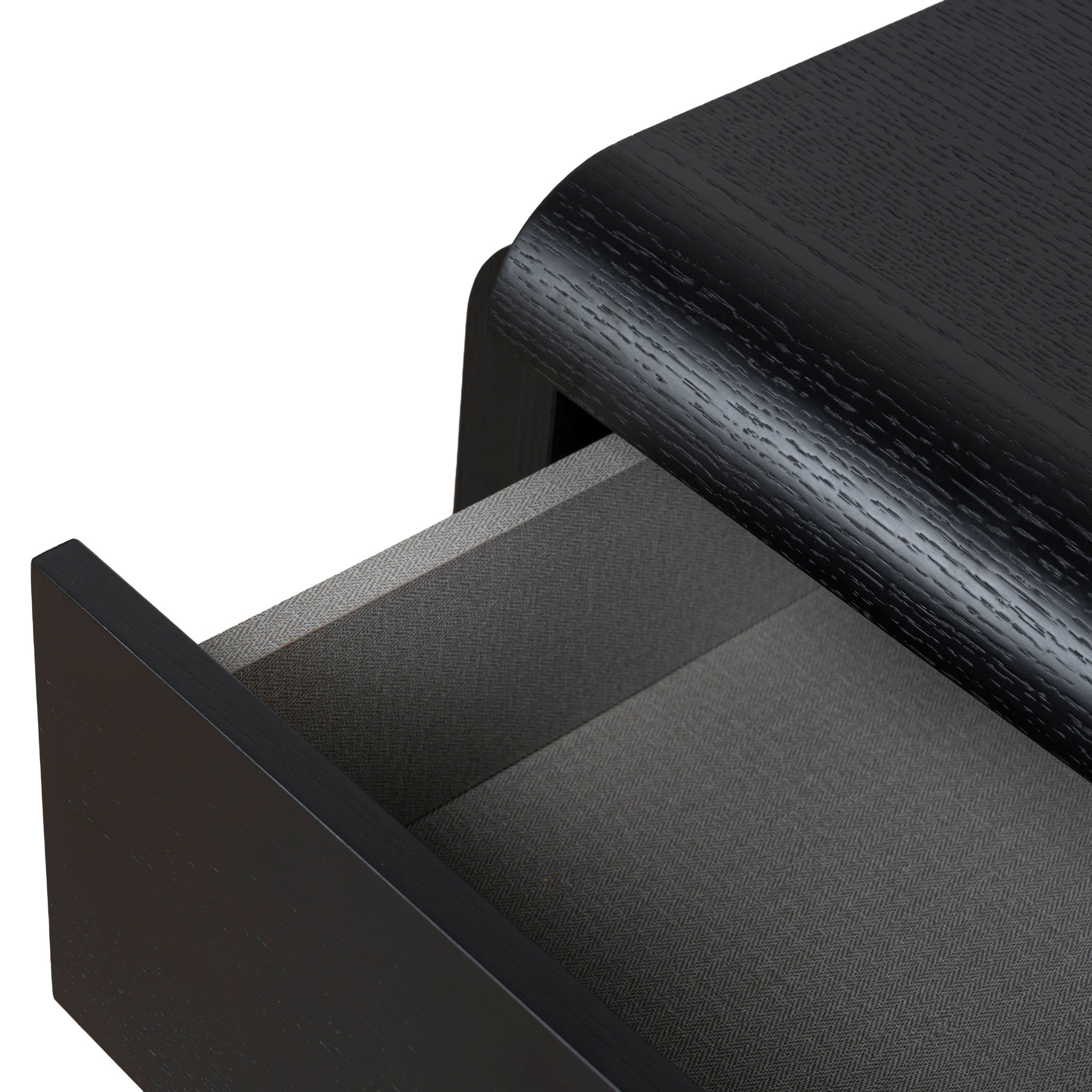 Aurelia Bedside Table - Full Black Bedside Table IGGY-Core