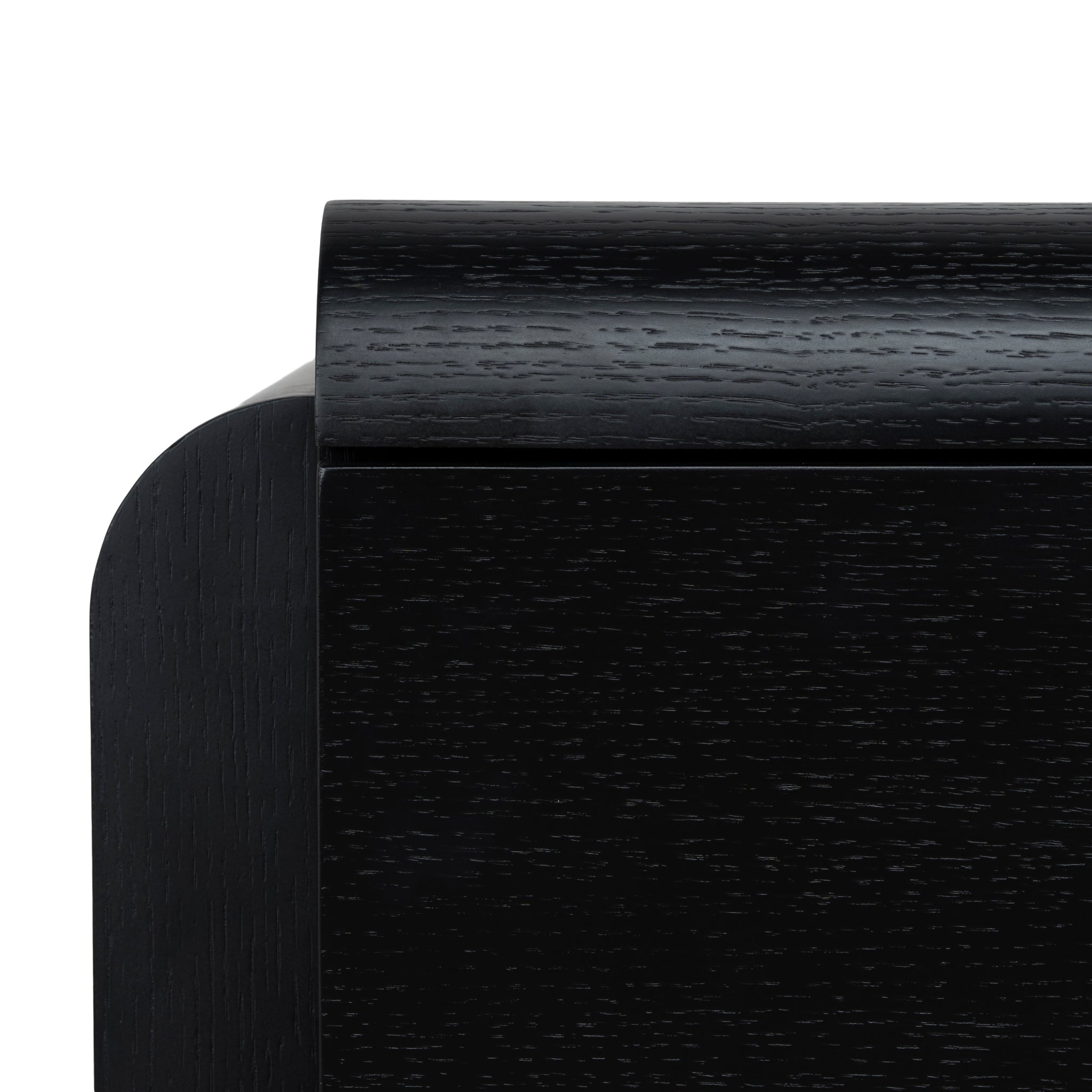 Aurelia Bedside Table - Full Black Bedside Table IGGY-Core