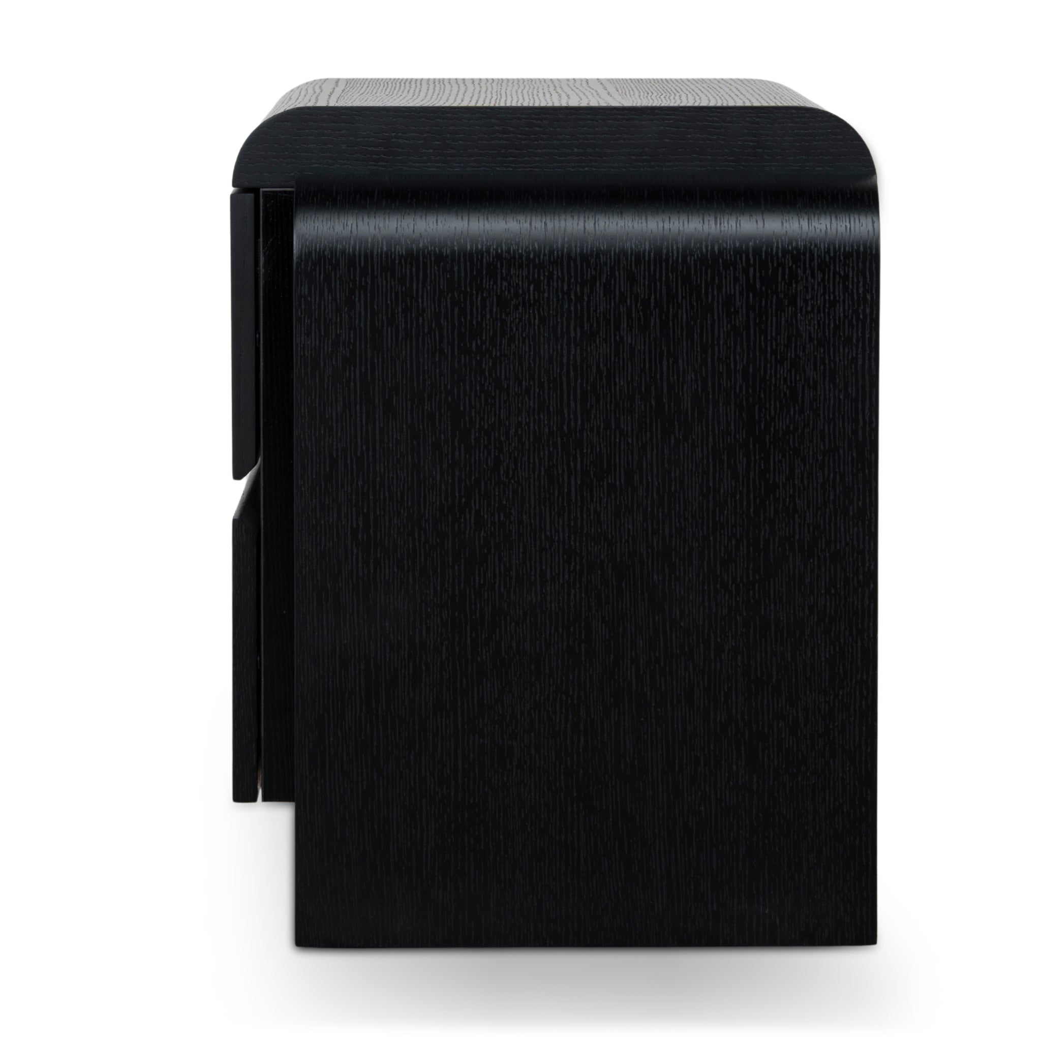 Aurelia Bedside Table - Full Black Bedside Table IGGY-Core