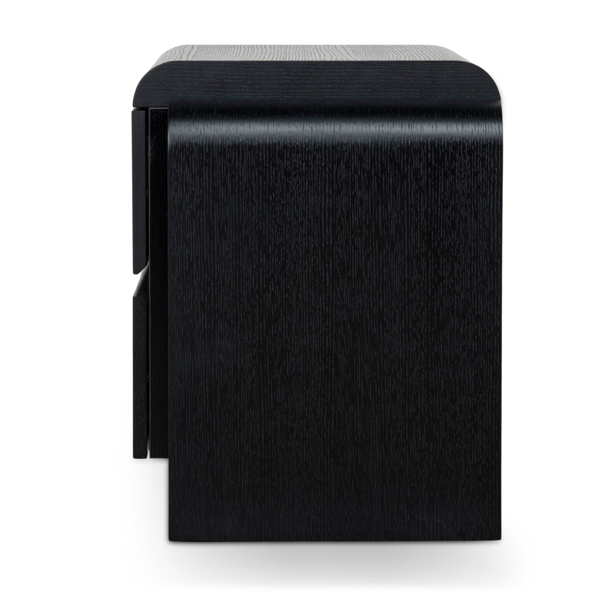 Aurelia Bedside Table - Full Black Bedside Table IGGY-Core