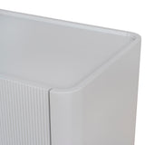 Nuvira Bedside Table - Warm Grey Bedside Table Iggy-Core