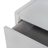 Nuvira Bedside Table - Warm Grey Bedside Table Iggy-Core