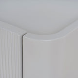 Nuvira Bedside Table - Warm Grey Bedside Table Iggy-Core