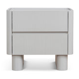 Nuvira Bedside Table - Warm Grey Bedside Table Iggy-Core