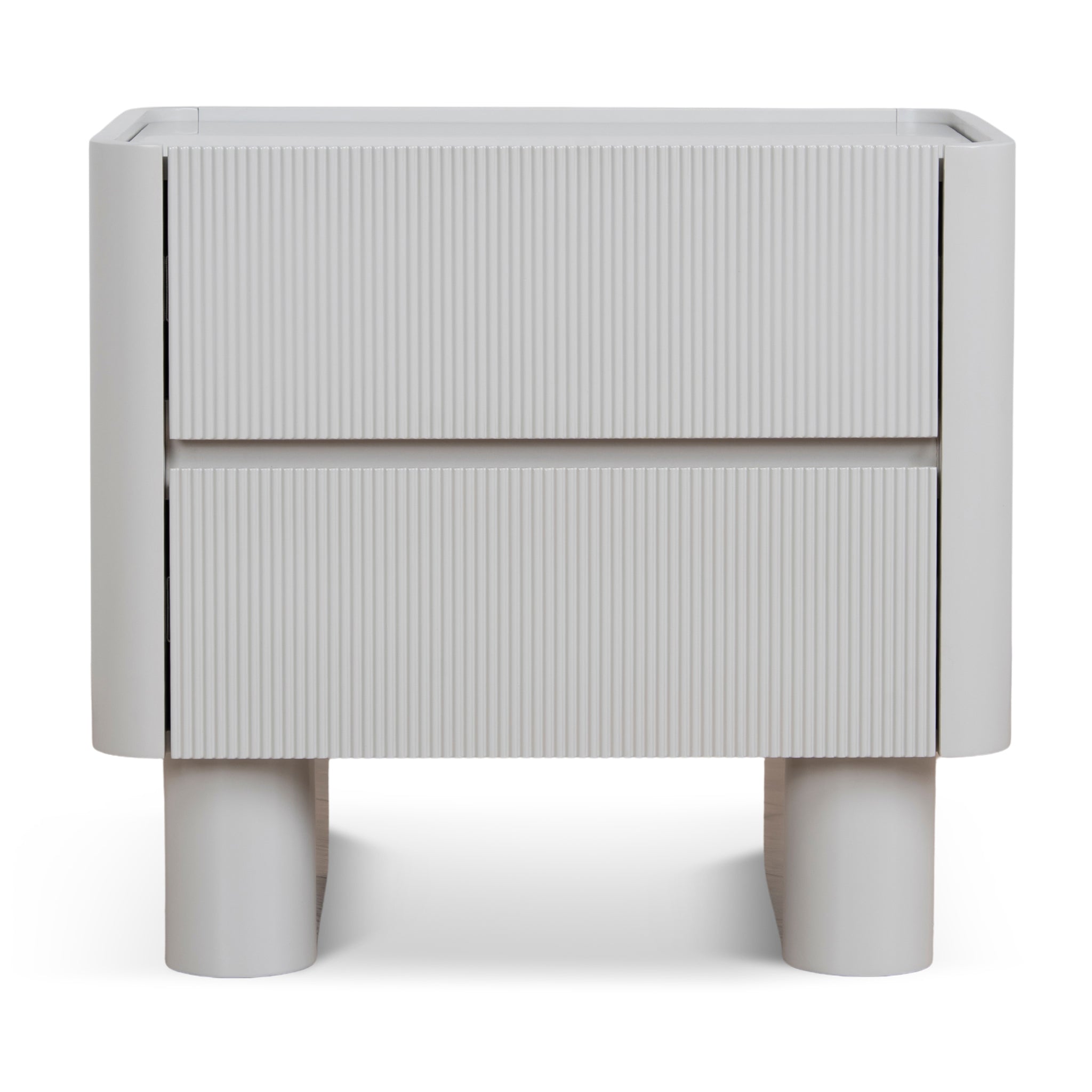 Nuvira Bedside Table - Warm Grey Bedside Table Iggy-Core
