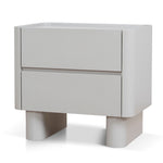 Nuvira Bedside Table - Warm Grey Bedside Table Iggy-Core