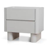Nuvira Bedside Table - Warm Grey Bedside Table Iggy-Core